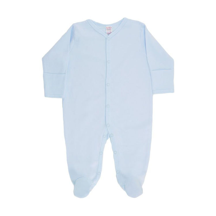 Picture of SS4663 BABY COTTON SLEEPSUIT/GROW WITH TURN OVER MITTENS